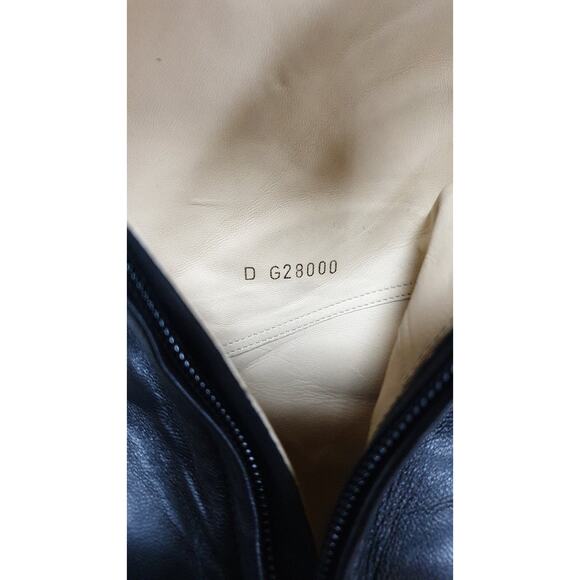 CHANEL Black Lambskin  Iconic Style Mid-Boots Sz.36 - Picture 6 of 8